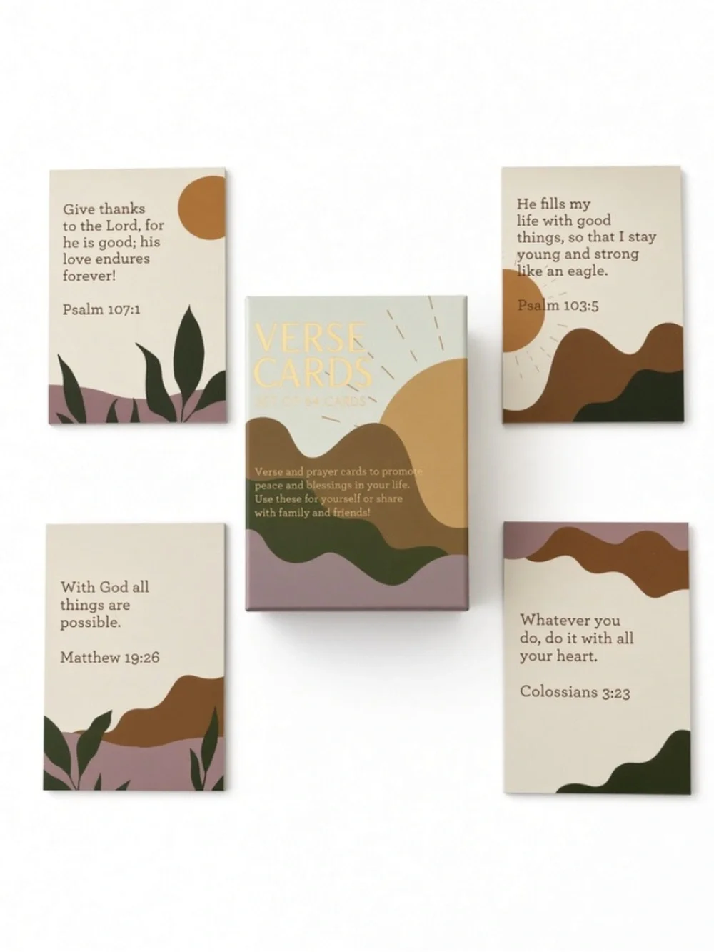Delilah Jane Verse Cards Set of 64 Prayer Bible Scripture Cards Christian NEW